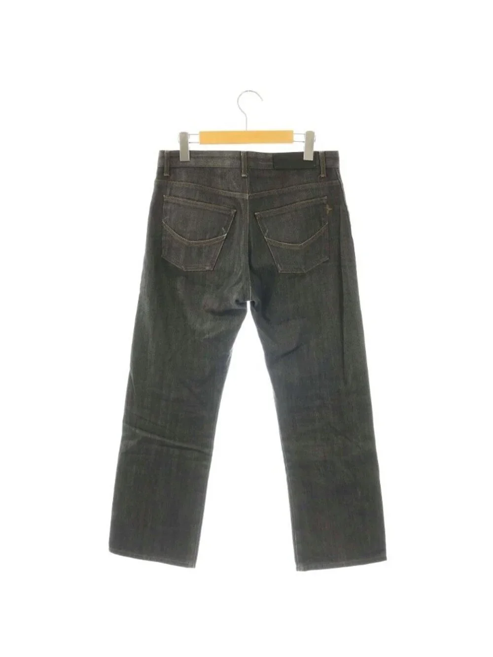 Louis Vuitton Denim Pants Jeans Button Fly Cotton Dark Gray 40